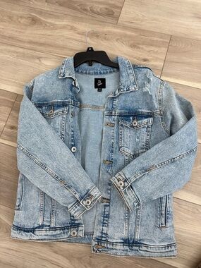 art class Light Wash Blue Kids Denim Jean Jacket